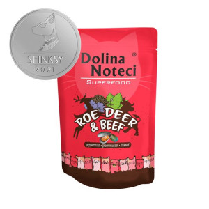 DOLINA NOTECI Superfood sarna i wołowina dla kota saszetka 85g