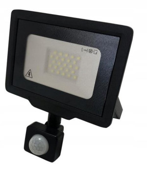Naświetlacz Led Kobi Czarny 20w 3k Czujnik Ruchu