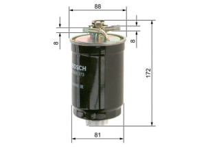 Filtr paliwa BOSCH 0450906373 WK841