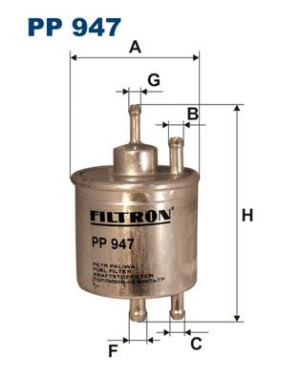 Filtr paliwa FILTRON PP947 WK7111