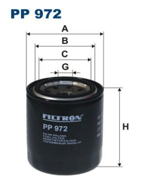Filtr paliwa FILTRON PP972 W7231