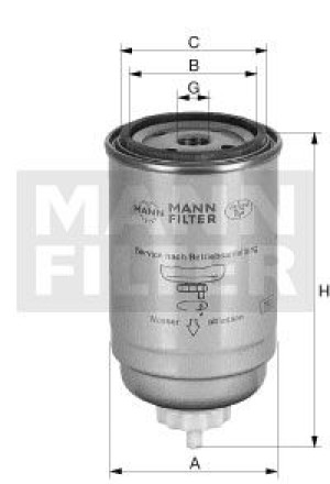 Filtr paliwa MANN-FILTER PL150