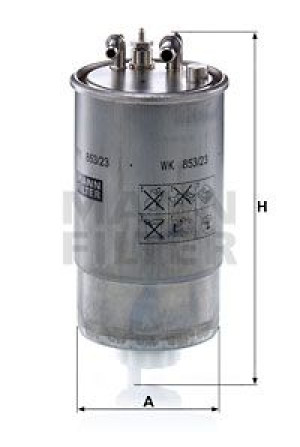 Filtr paliwa MANN-FILTER WK853/23 WK85323