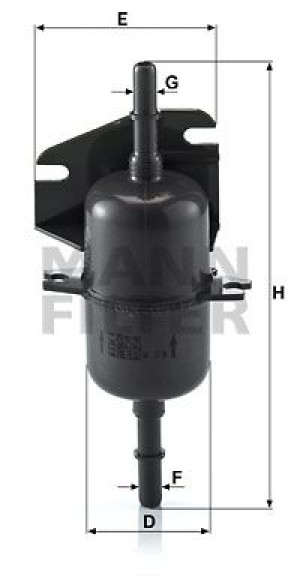 Filtr paliwa MANN-FILTER WK510