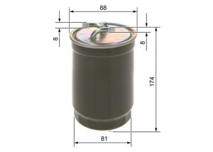 Filtr paliwa BOSCH 0.450.906.172 WK8423