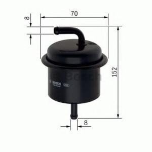 Filtr paliwa BOSCH F026403755 2330031100