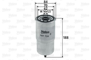 Filtr paliwa VALEO 587724 WK8538