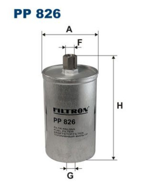 Filtr paliwa FILTRON PP826 WK8531