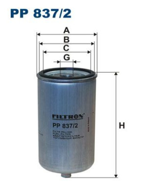 Filtr paliwa FILTRON PP837/2