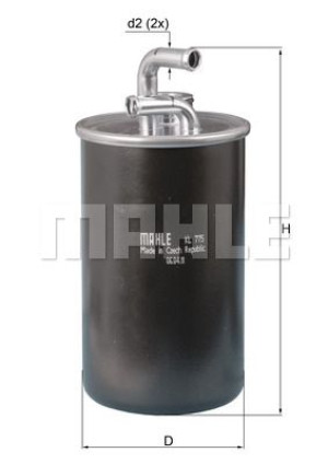 Filtr paliwa CHRYSLER MAHLE KL775 WK7221