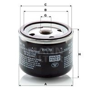 Filtr paliwa MANN-FILTER WK78
