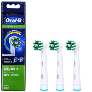 Oral-b Cross Action 100% Oryginalna Końcówka 3 X