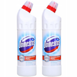 Domestos Płyn Do Wc Biały Przedłużona Moc 750ml
