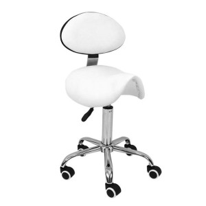 Taboret Kosmetyczny Stołek Siodło Krzesło Oparcie