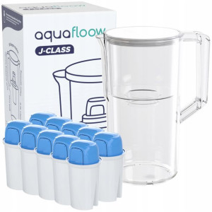 Dzbanek Do Wody Aquafloow 2,5l 10x Wkład Magnezowy