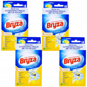 Bryza Płyn do Czyszczenia Pralki Lemon 4x250ml