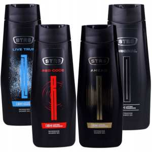 4x Str8 Żel Pod Prysznic Dla Mężczyzn 400 Ml