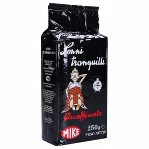 MIKE COFFEE włoska kawa mielona BEZ KOFEINY 250g