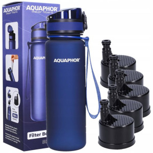 Butelka filtrująca Aquaphor City 0,5L +5 wkładów