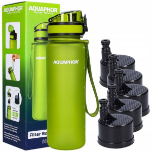 Butelka bidon Aquaphor City 500ml, 5 filtrów