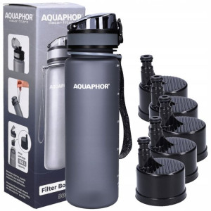 Butelka bidon Aquaphor City 500ml, 5 filtrów