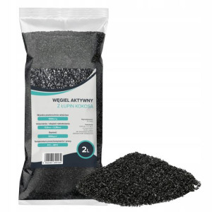 Wegiel aktywny z łupin kokosa 2L 1,1kg