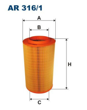 Filtr powietrza FILTRON AR316/1 1349042080