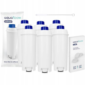 6x Filtr Do Delonghi Dinamica + Wycior + Tabletki