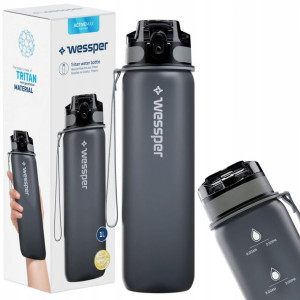 Butelka Motywacyjna Na Wodę Tritan Bpa Free 1000ml