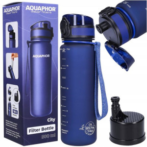 Butelka Filtrująca Bidon Aquaphor City NAVY 0,5L