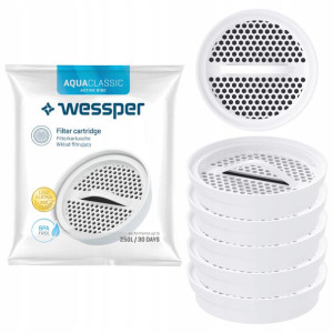 5x Filtr Wessper Aqua Classic Do Dafi Zamiennik