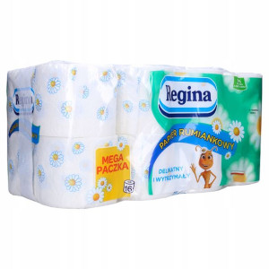 Papier toaletowy REGINA Rumiankowy 16 rolek MEGA