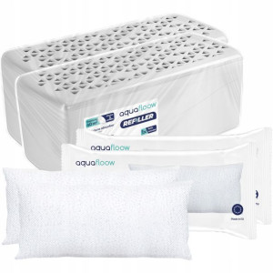 2x Duży Pochłaniacz Wilgoci Aquafloow 2 Wkład 500g