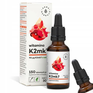 Aura Herbals Witamina K2mk7 w krople 150 porcji