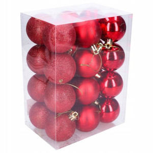 Bombki Na Choinkę Nietłukące Bombka 5cm Zestaw X24