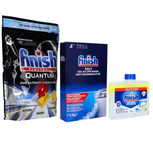 Zestaw Finish Quantum do Zmywarki Tabletki XXXL