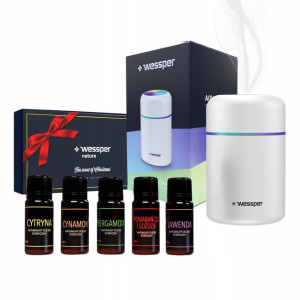 Nawilżacz Powietrza Aromaterapia+ 5x Olejek Zapach