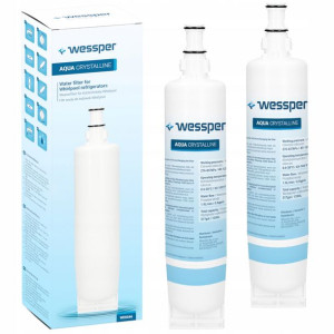 2X FILTR WKŁAD WODY do lodówki WHIRLPOOL