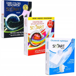 Smart Eco Wash chusteczki do prania mix 48 szt