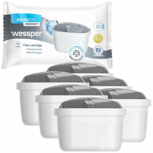 6x Filtr Wessper do dzbanków zamiennik Maxtra+