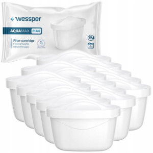 15x FILTR WKŁAD WESSPER AQUAMAX do dzbanka na wodę