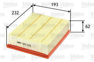 Filtr powietrza VALEO 585022 C241231