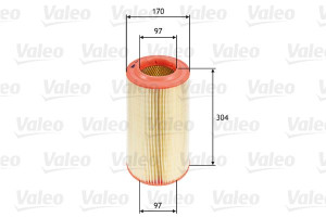 Filtr powietrza VALEO 585694 C17237
