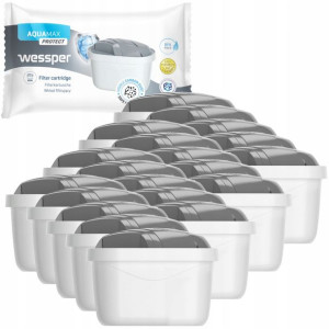20x Filtr WESSPER do Brita Dafi zamiennik Maxtra+