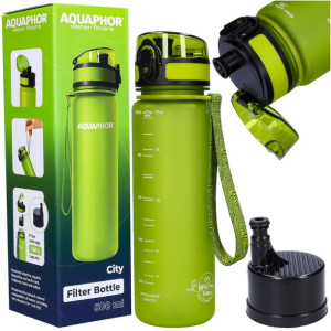 Butelka bidon filtrująca Aquaphor 0,5 City zielony