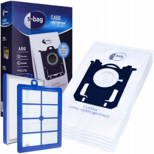4x Worki Electrolux E201S S-Bag + filtr HEPA