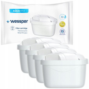 4 Szt Wessper Wkład Filtr Wody Brita Maxtra Plus