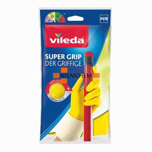 Vileda Rękawice Gumowe Super Grip Rozmiar M