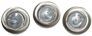 3x Oprawka Halogenowa Ruchoma Sufitowa Gu10 Chrom