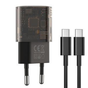 Xo Clear Ładowarka Sieciowa Ce05 Pd 30W Qc 3.0 18W 1X Usb 1X Usb-C Dymiona